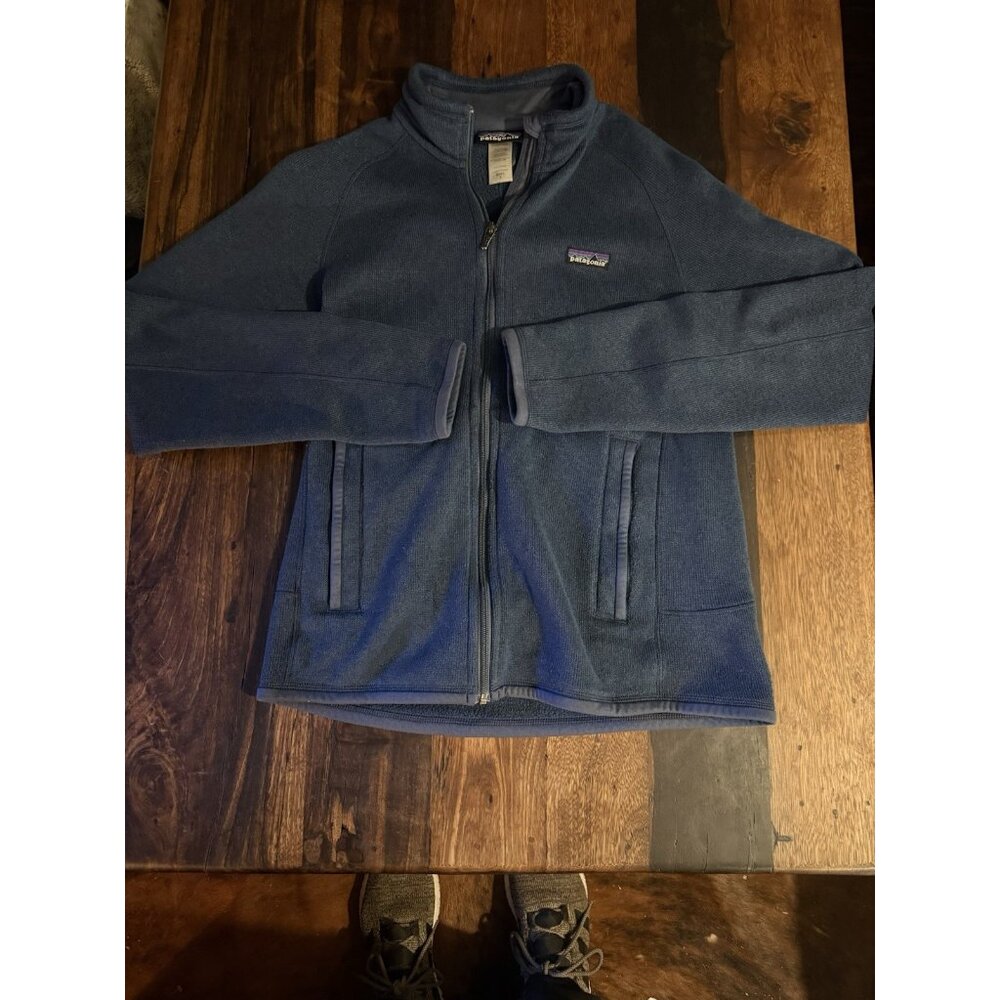 Patagonia Better Sweater Men’s Size Small Blue Full Zip Fleece Jacket